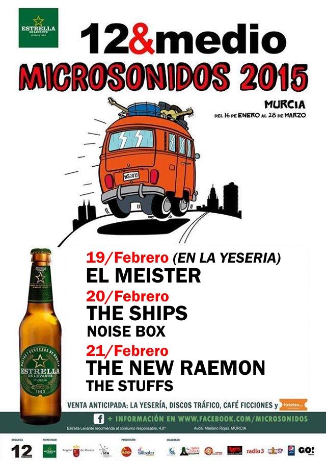 Microsonidos con El Meister, The Ships y The New Raemon