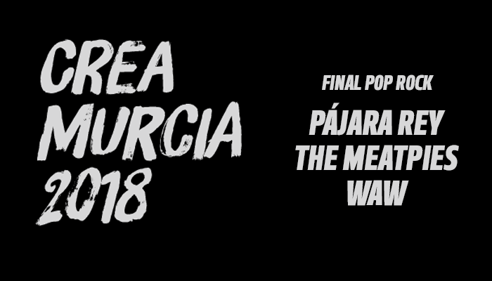 Finalistas del CreaMurcia Pop Rock 2018
