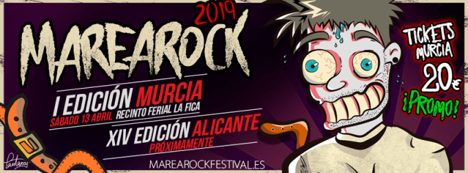 El MareaRock celebra su primera edición en Murcia el 13 de abril en La Fica