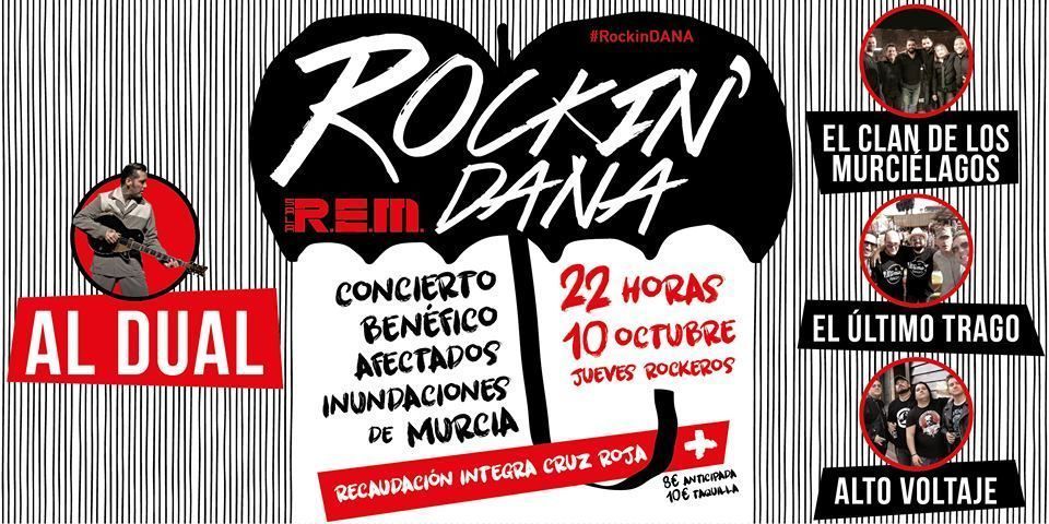 Rockin’Dana, concierto benéfico por los afectados en las inundaciones