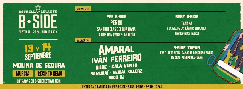 B-Side Festival 2024: Confirmaciones y entradas